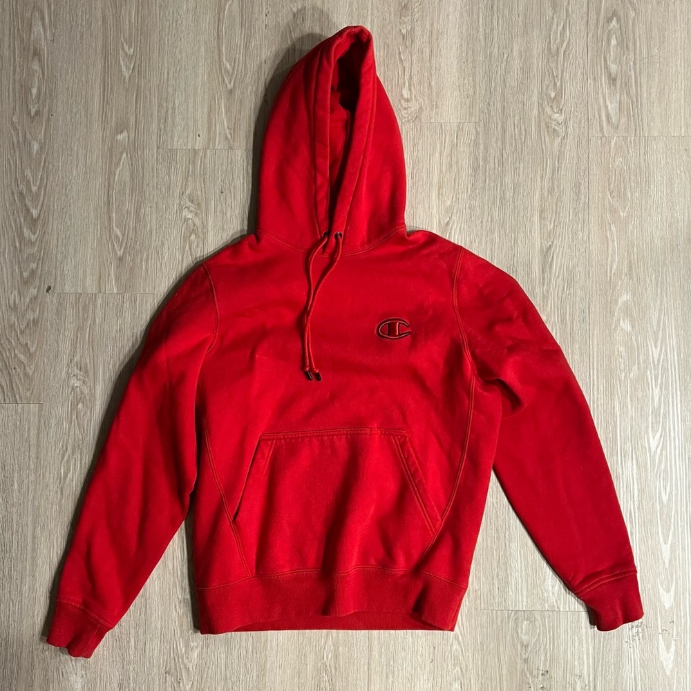 Red Champion Hoodie